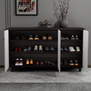 beAAtho Luno | Multipurpose Storage Rack – Plain Moulded Doors | Anti-Termite Engineered Wood | DIY Assembly | Walnut White