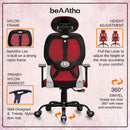 Leo Ergonomically Adjustable Executive High Back Mesh Home & Office Revolving Chair with 3 Years Warranty
