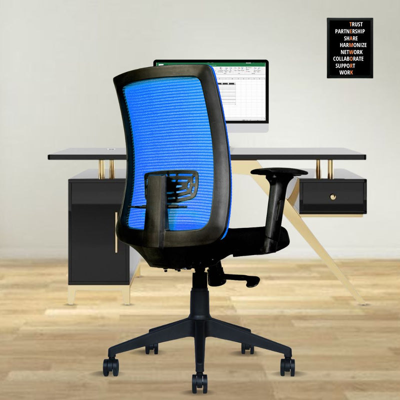 beAAtho® Apollo Mesh Mid Back | 3-Year Warranty | Revolving Office Chair