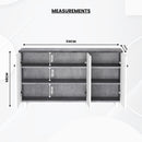 beAAtho Luno | Multipurpose Storage Rack – Plain Moulded Doors | Anti-Termite Engineered Wood | DIY Assembly | Asian White
