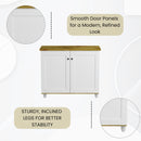 beAAtho Luno | Multipurpose Storage Rack – Plain Moulded Doors | Anti-Termite Engineered Wood | DIY Assembly | Wonton Oak - Beige