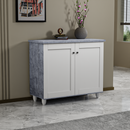 beAAtho Luno | Multipurpose Storage Rack – Plain Moulded Doors | Anti-Termite Engineered Wood | DIY Assembly | Asian White