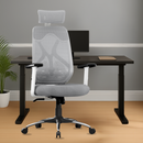 Dusk Ergonomic High Back Mesh Office Chair | Adjustable Lumbar Support, Adjustable Armrests,| Home Office Desk Chair, 3 Years Warranty
