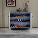 beAAtho Luno | Multipurpose Storage Rack – Plain Moulded Doors | Anti-Termite Engineered Wood | DIY Assembly | Asian White