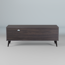 beAAtho NEXA – Elegant Engineered Wood TV Unit with Closed & Open Storage | Walnut White