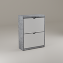 beAAtho® Zento Shoe Cabinet with Tilt-Out Drawers | 2 DOOR | Modern Wooden Shoe Organizer for Home & Office | Durable & Elegant | DIY |