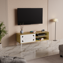 beAAtho NEXA – Elegant Engineered Wood TV Unit with Closed & Open Storage | Wotan Oak- Beige