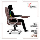 JS-31 High Back Executive | 3-Year Warranty | Office Revolving Chair/Director Chair/Boss Chair