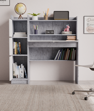 beAAtho Altex Office/Study Desk for Adults, Students, Professionals with 3 cabinets, 3 Shelves, Engineered Wood, Anti-Termite Desk for Office & Work from Home-Wfh (DIY)