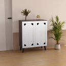 beAAtho Brisk 2-Door Engineered Wood Multipurpose Storage Rack, Anti-Termite Treated Shoe, Book & Utility Organizer- DIY