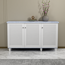 beAAtho Orion Multipurpose Storage Rack | DIY Engineered Wood Cabinet | Anti-Termite Treated | Shoe, Book & Utility Organizer | Asian White