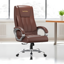 Berlin Orthopedic Boss Chair -3-Year Warranty | Breathable Executive Office Chair | Ergonomic High- Back Chair-Cushioned Seat & Armrests | Metal Base.