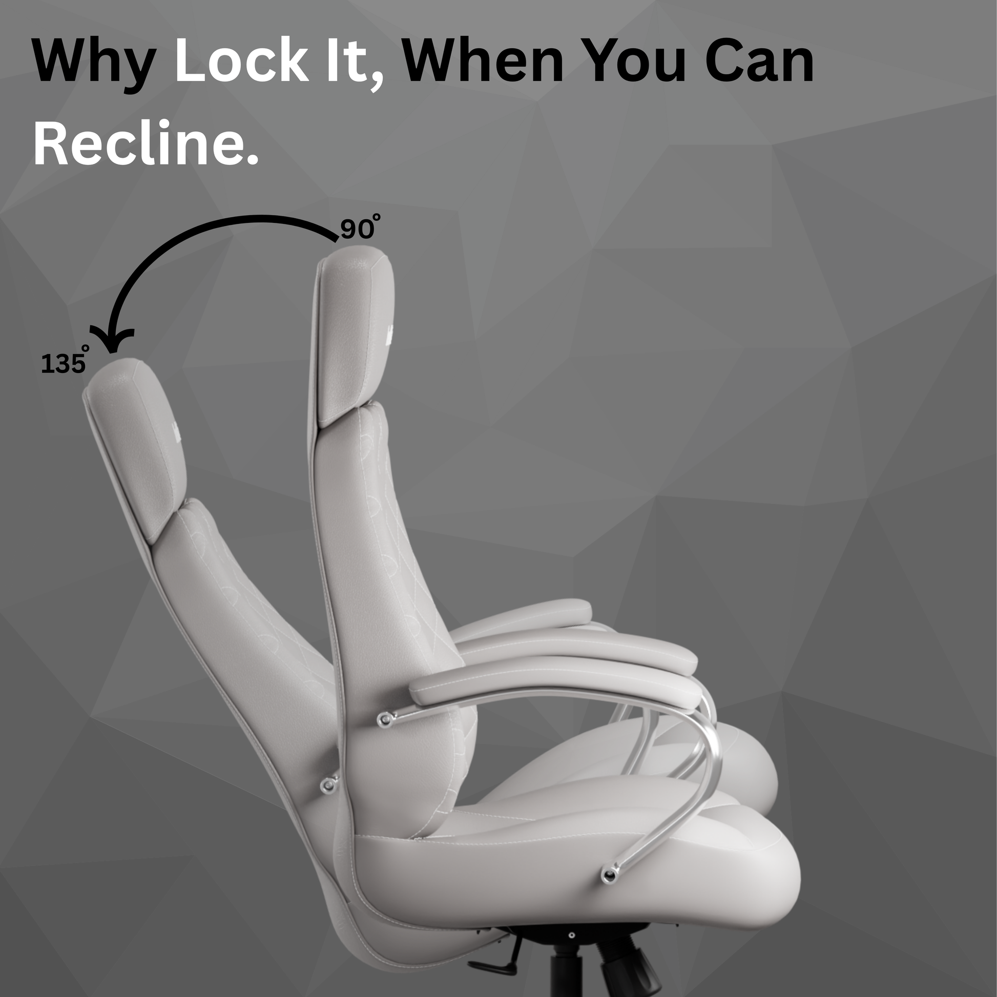 Zen Leatherette Executive Office Chair | High Back Revolving Chair with Integrated Lumbar Support | Ergonomic & Comfortable Seating | 3-Year Warranty | Adjustable Height |