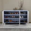 beAAtho Orion Multipurpose Storage Rack | DIY Engineered Wood Cabinet | Anti-Termite Treated | Shoe, Book & Utility Organizer | Asian White