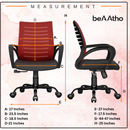 beAAtho Verona Mesh Chair | 3-Year Limited Warranty | Sturdy Nylon base Mesh Revolving Office Chair