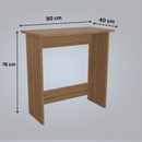 beAAtho Apex Desk for Home Office & Study | Multipurpose Engineered Wood Table with Spacious Top,Premium Finish, Sturdy Legs & Easy DIY Assembly (Brown)