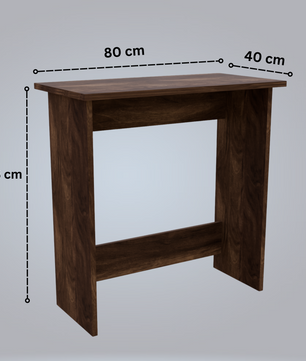 beAAtho Apex Desk for Home Office & Study | Multipurpose Engineered Wood Table with Spacious Top,Premium Finish, Sturdy Legs & Easy DIY Assembly (Brown)