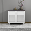 beAAtho Orion Multipurpose Storage Rack | DIY Engineered Wood Cabinet | Anti-Termite Treated | Shoe, Book & Utility Organizer | Walnut White