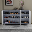 beAAtho Luno | Multipurpose Storage Rack – Plain Moulded Doors | Anti-Termite Engineered Wood | DIY Assembly | Asian White