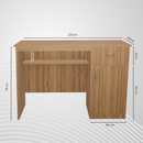 beAAtho Fusion Work & Study Desk for Home & Office with Under-Desk Storage Shelf, Drawer & Cabinet, 17mm Engineered Wood, Computer/Writing Desk for Adults & Students with 3 Year Warranty (Beige)