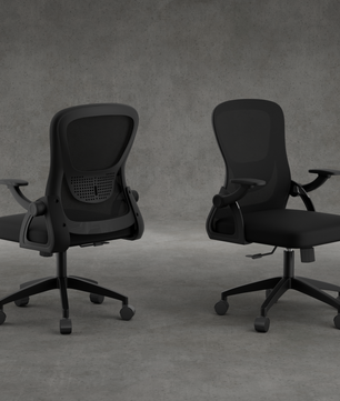 FurniVo Spark Ergonomic High Back Office Chair with 3D Adjustable Armrest, Adjustable Lumbar Support, Revolving Mesh Chair - Home & Office