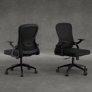 FurniVo Spark Ergonomic High Back Office Chair with 3D Adjustable Armrest, Adjustable Headrest, Lumbar Support, Revolving Mesh Chair - Home & Office