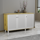 beAAtho Orion Multipurpose Storage Rack | DIY Engineered Wood Cabinet | Anti-Termite Treated | Shoe, Book & Utility Organizer | Wotan Oak - Beige