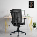 Irish Mesh Mid Back | 3-Year Warranty | Ergonomic Office Chair with Adjustable 3D Arms, 2D Lumbar Support & Coat Hanger