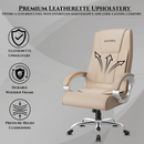 Berlin Orthopedic Boss Chair -3-Year Warranty | Breathable Executive Office Chair | Ergonomic High- Back Chair-Cushioned Seat & Armrests | Metal Base.