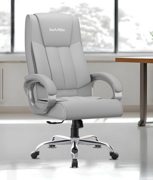 Berlin Orthopedic Boss Chair -3-Year Warranty | Breathable Executive Office Chair | Ergonomic High- Back Chair-Cushioned Seat & Armrests | Metal Base.
