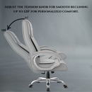 Berlin Orthopedic Boss Chair -3-Year Warranty | Breathable Executive Office Chair | Ergonomic High- Back Chair-Cushioned Seat & Armrests | Metal Base.