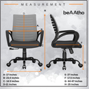 beAAtho Verona Mesh Chair | 3-Year Limited Warranty | Sturdy Nylon base Mesh Revolving Office Chair