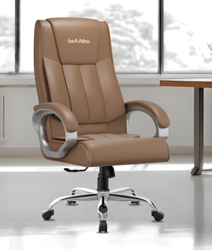 Berlin Orthopedic Boss Chair -3-Year Warranty | Breathable Executive Office Chair | Ergonomic High- Back Chair-Cushioned Seat & Armrests | Metal Base.