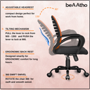 beAAtho Verona Mesh Chair | 3-Year Limited Warranty | Sturdy Nylon base Mesh Revolving Office Chair