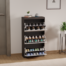 beAAtho® Zento Shoe Cabinet with Tilt-Out Drawers | 3 DOOR | Modern Wooden Shoe Organizer for Home & Office | Durable & Elegant | DIY |