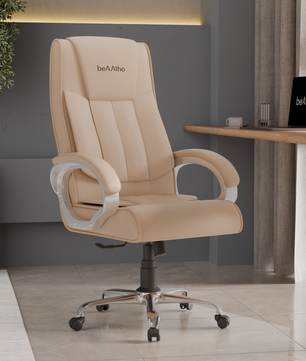 Berlin Orthopedic Boss Chair -3-Year Warranty | Breathable Executive Office Chair | Ergonomic High- Back Chair-Cushioned Seat & Armrests | Metal Base.
