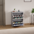 beAAtho® Zento Shoe Cabinet with Tilt-Out Drawers | 2 DOOR | Modern Wooden Shoe Organizer for Home & Office | Durable & Elegant | DIY |