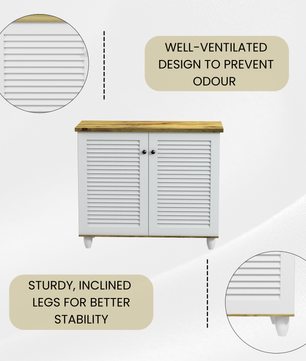 beAAtho Orion Multipurpose Storage Rack | DIY Engineered Wood Cabinet | Anti-Termite Treated | Shoe, Book & Utility Organizer | Wotan Oak - Beige