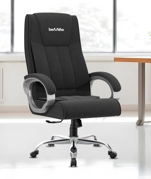 Berlin Orthopedic Boss Chair -3-Year Warranty | Breathable Executive Office Chair | Ergonomic High- Back Chair-Cushioned Seat & Armrests | Metal Base.