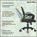 beAAtho Verona Mesh Chair | 3-Year Limited Warranty | Sturdy Nylon base Mesh Revolving Office Chair
