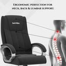 Berlin Orthopedic Boss Chair -3-Year Warranty | Breathable Executive Office Chair | Ergonomic High- Back Chair-Cushioned Seat & Armrests | Metal Base.