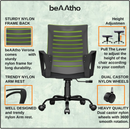 beAAtho Verona Mesh Chair | 3-Year Limited Warranty | Sturdy Nylon base Mesh Revolving Office Chair