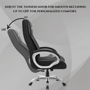 Berlin Orthopedic Boss Chair -3-Year Warranty | Breathable Executive Office Chair | Ergonomic High- Back Chair-Cushioned Seat & Armrests | Metal Base.