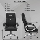 Berlin Orthopedic Boss Chair -3-Year Warranty | Breathable Executive Office Chair | Ergonomic High- Back Chair-Cushioned Seat & Armrests | Metal Base.