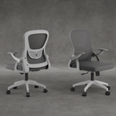 FurniVo Spark Ergonomic High Back Office Chair with 3D Adjustable Armrest, Adjustable Headrest, Lumbar Support, Revolving Mesh Chair - Home & Office