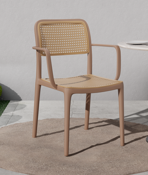 beAAtho Bloom Designer Chair for Dining, Living Room, Bedroom, Cafeteria, Cafe, Restaurant & Hotel | Modern Accent Chair | Ergonomic Comfort | Indoor & Outdoor Use | 3-Year Warranty |
