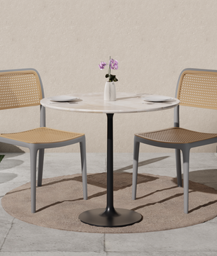 beAAtho Bloom Designer Chair for Dining, Living Room, Bedroom, Cafeteria, Cafe, Restaurant & Hotel | Modern Accent Chair | Ergonomic Comfort | Indoor & Outdoor Use | 3-Year Warranty |