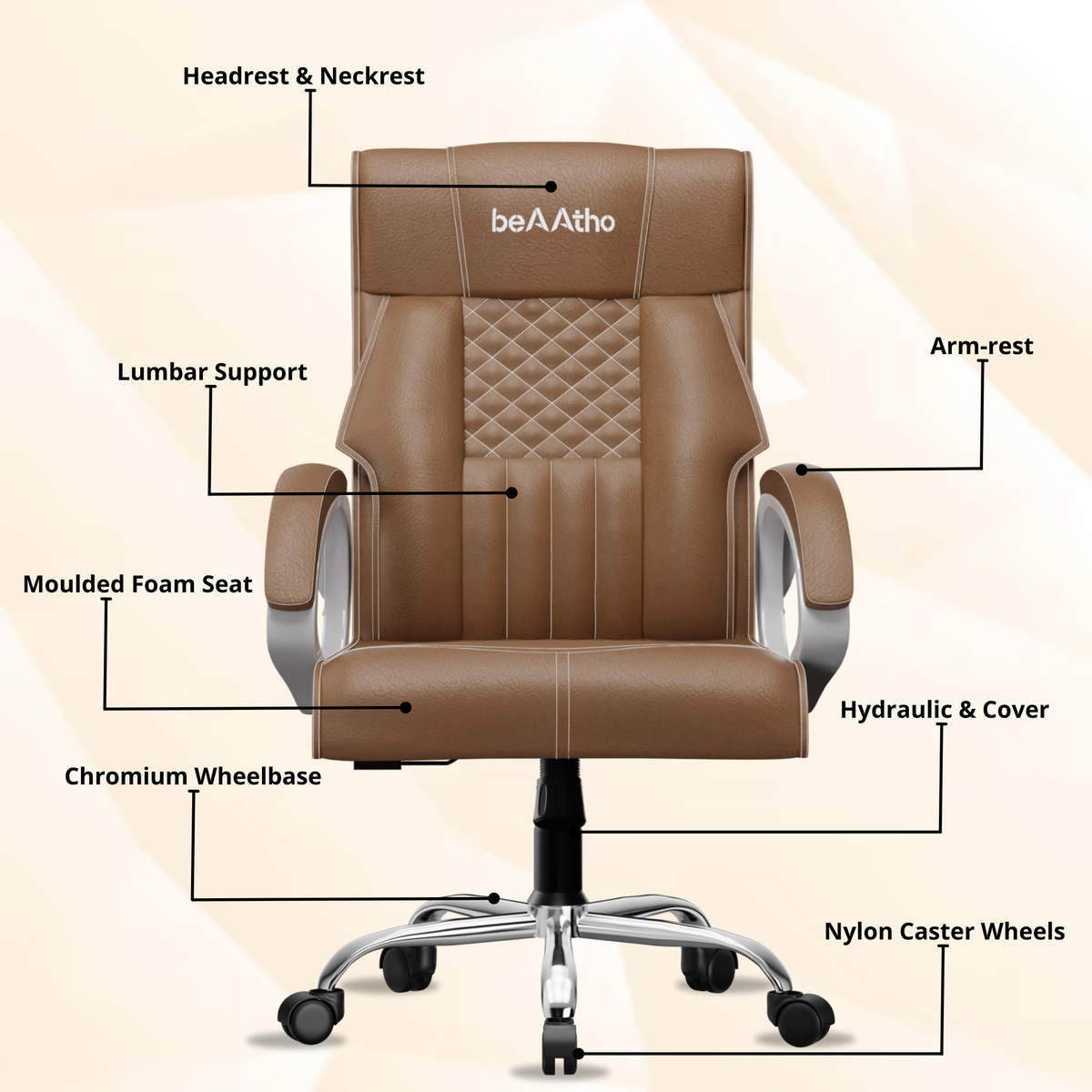 Oxford High Back Executive 3-Year Warranty Office Revolving Chair