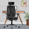 Dusk Ergonomic High Back Mesh Office Chair | Adjustable Lumbar Support, Adjustable Armrests,| Home Office Desk Chair, 3 Years Warranty