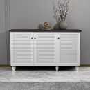 beAAtho Orion Multipurpose Storage Rack | DIY Engineered Wood Cabinet | Anti-Termite Treated | Shoe, Book & Utility Organizer | Walnut White